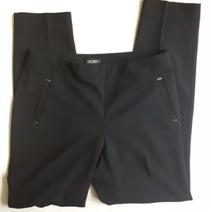 Black Straight-leg Trousers